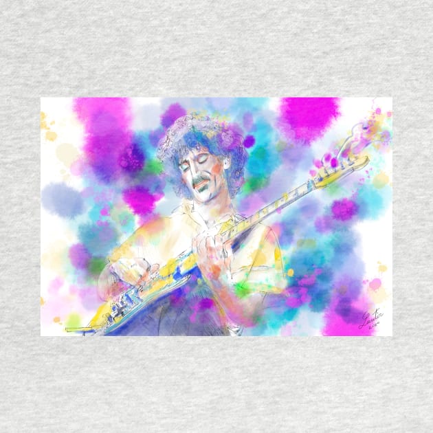 FRANK ZAPPA watercolor portrait.1 by lautir